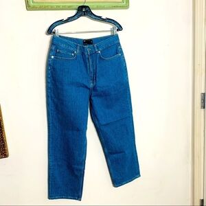 ASOS vintage high rise wide leg denim blue jeans 32/30 women’s